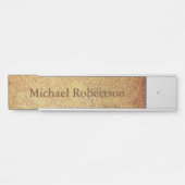 Bord met getextureerde hanging Wall Desk Deurnaam Deurbordje (Voorkant)