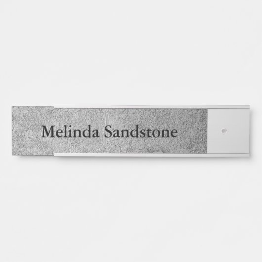 Bord met getextureerde hanging Wall Desk Deurnaam Deurbordje (Voorkant)
