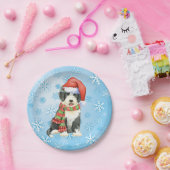 Bord met kerstcadeau voor Collie Paper (Feest)