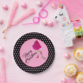 Bord met kerstpapier voor kort kerstpapier (Feest)