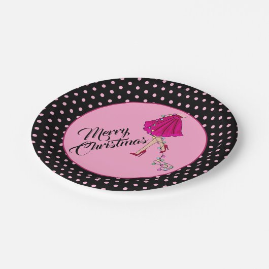 Bord met kerstpapier voor kort kerstpapier (Gekanteld)