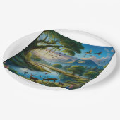 Bord met landschap (Gekanteld)