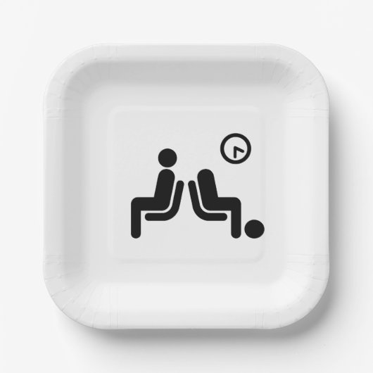 bord met lange wachttijden (Voorkant)