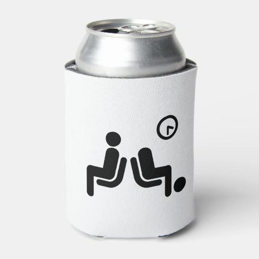 bord met lange wachttijden blikjeskoeler (Blikje Voorkant)