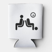 bord met lange wachttijden blikjeskoeler (Voorkant)