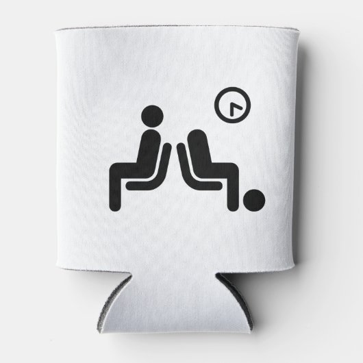 bord met lange wachttijden blikjeskoeler (Voorkant)