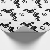 bord met lange wachttijden cadeaupapier (Hoek)