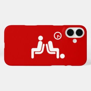 bord met lange wachttijden iPhone 16 plus hoesje
