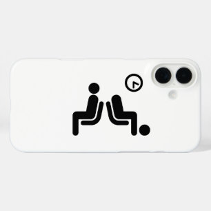 bord met lange wachttijden iPhone 16 plus hoesje