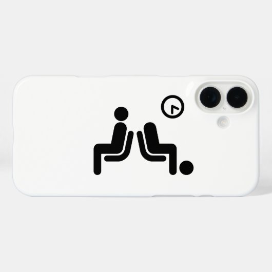 bord met lange wachttijden Case-Mate iPhone case (Achterkant (horizontaal))