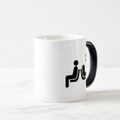 bord met lange wachttijden magische mok (Voorkant rechts)