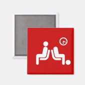 bord met lange wachttijden magneet (Voorkant / Achterkant)