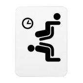 bord met lange wachttijden magneet (Verticaal)