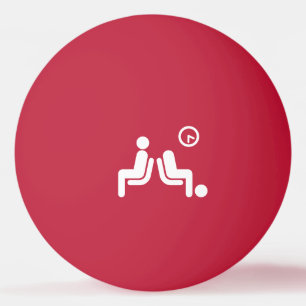 bord met lange wachttijden pingpongbal