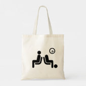 bord met lange wachttijden tote bag (Achterkant)