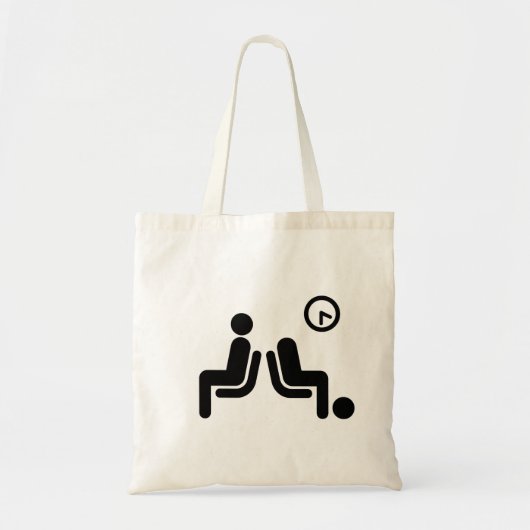 bord met lange wachttijden tote bag (Voorkant)