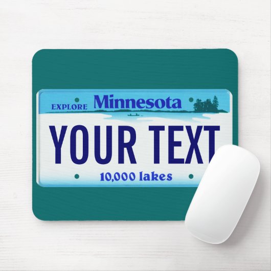 Bord met minnesota-muis muismat (Met muis)