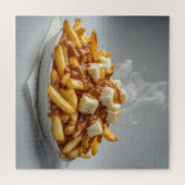 Bord met Poutine Legpuzzel (Horizontaal)