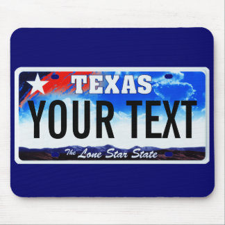 Bord met Texas lone-sterrenlicentie Muismat