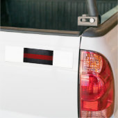 Bord met vuursteentje Thin Red Line Diamond Bumpersticker (Op Truck)