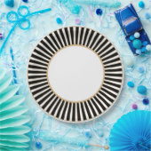 Bord met zwarte en witte streep (Feest)