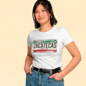 BORD MEXICO ZACATECAS CITY LISENCE T-SHIRT