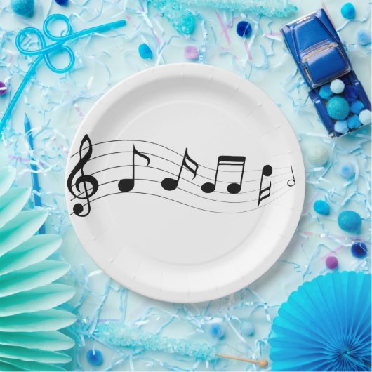 Bord Musical Notes Party aanpassen (Feest)