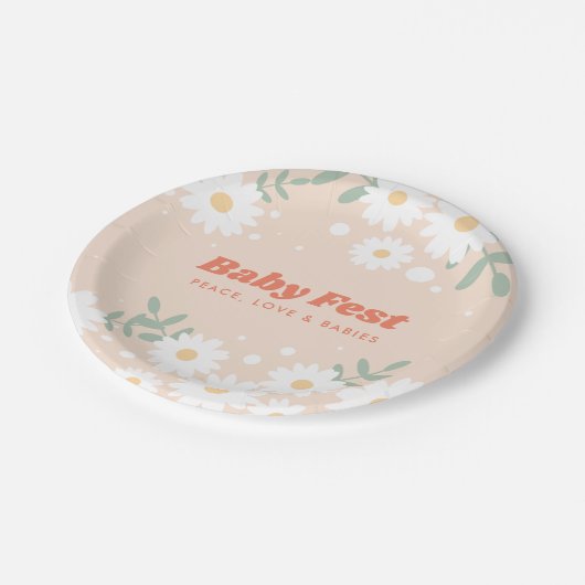 Bord muziekfestival Daisy Hippie Paper (Gekanteld)