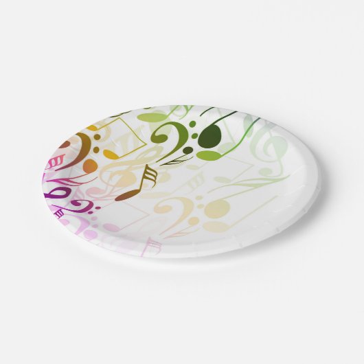 Bord muzieknoten (Gekanteld)