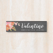 Bord naam paard/naam Bord Deurbordje (Voorkant)