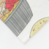 Bord NYC Halal Cart Fleece Deken (Hoek)