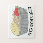 Bord NYC Halal Cart Legpuzzel (Verticaal)