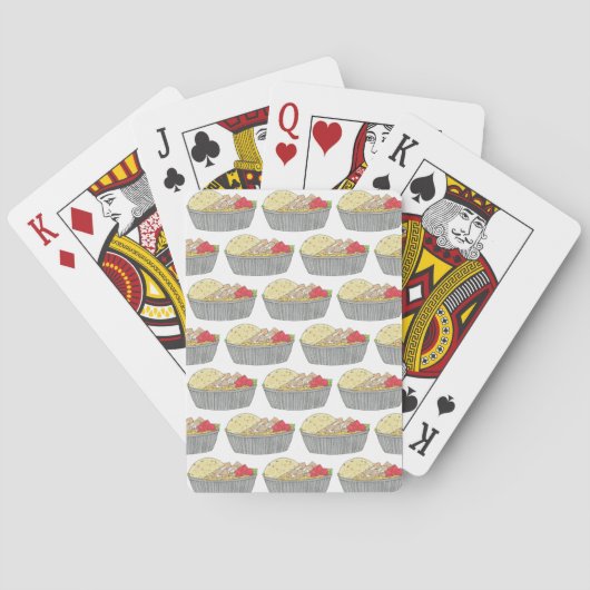 Bord NYC Halal Cart Pokerkaarten (Achterkant)