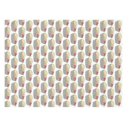 Bord NYC Halal Cart Tafelkleed (Voorkant (Horizontaal))