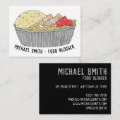 Bord NYC Halal Cart Visitekaartje (Voorkant / Achterkant)