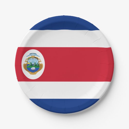 Bord onder de vlag van Costa Rica (Voorkant)