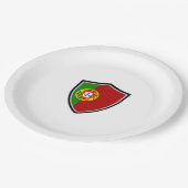 Bord onder Portugese vlag (Gekanteld)
