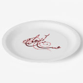 bord op papier met papieren  ع  met اك (Gekanteld)