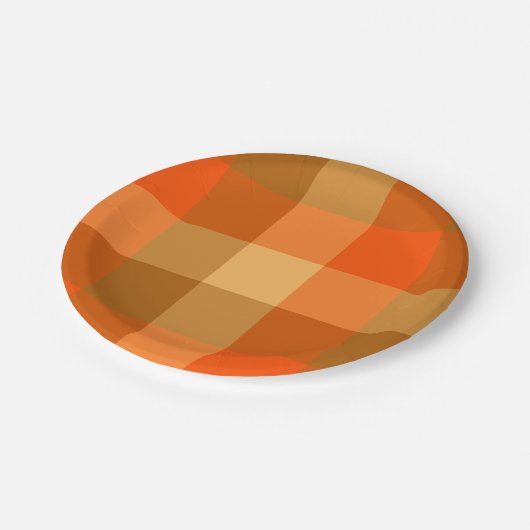 Bord Oranje geplakt papier (Gekanteld)