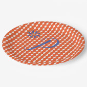 Bord Oranje papier (Gekanteld)