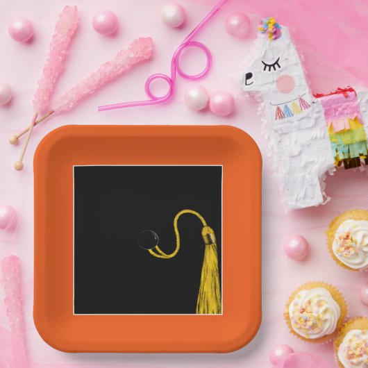 Bord Oranje papier van GraduPartij (Feest)