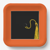 Bord Oranje papier van GraduPartij (Voorkant)