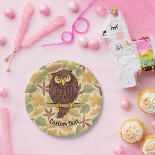 Bord Owl Cartoon Paper (Feest)