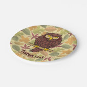 Bord Owl Cartoon Paper (Gekanteld)