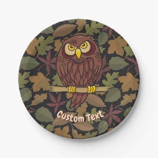Bord Owl Cartoon Paper (Voorkant)