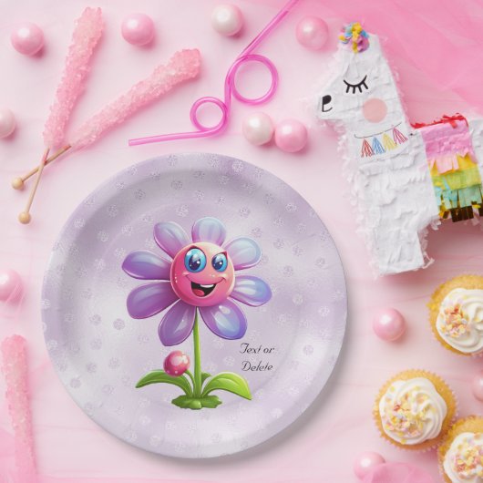 Bord Paars aanlooppapier (Feest)