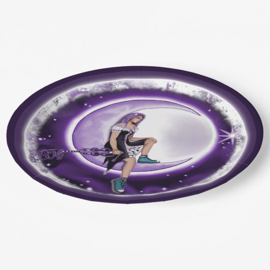 Bord Paars Moon Child Paper (Gekanteld)