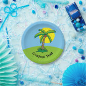 Bord Palmboompapier Cartoon (Feest)