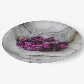 Bord PAPIER : BUDDHA MET BLOZEN (Gekanteld)