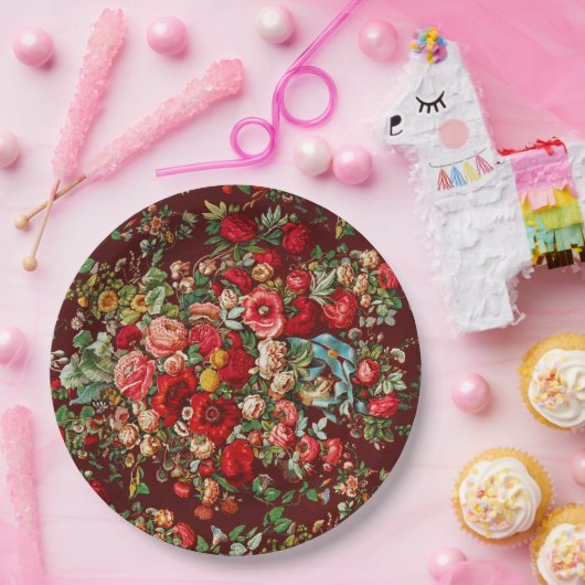 Bord PAPIER : FLORAL  CHINTZ (Feest)